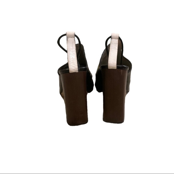 Reed Krakoff Chunky Heel Open Toe Sandal Size 6.5 - Picture 5 of 8